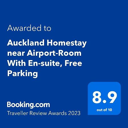 Auckland Homestay Near Airport-Room With En-Suite, Free Parking ปาปาคูรา ภายนอก รูปภาพ